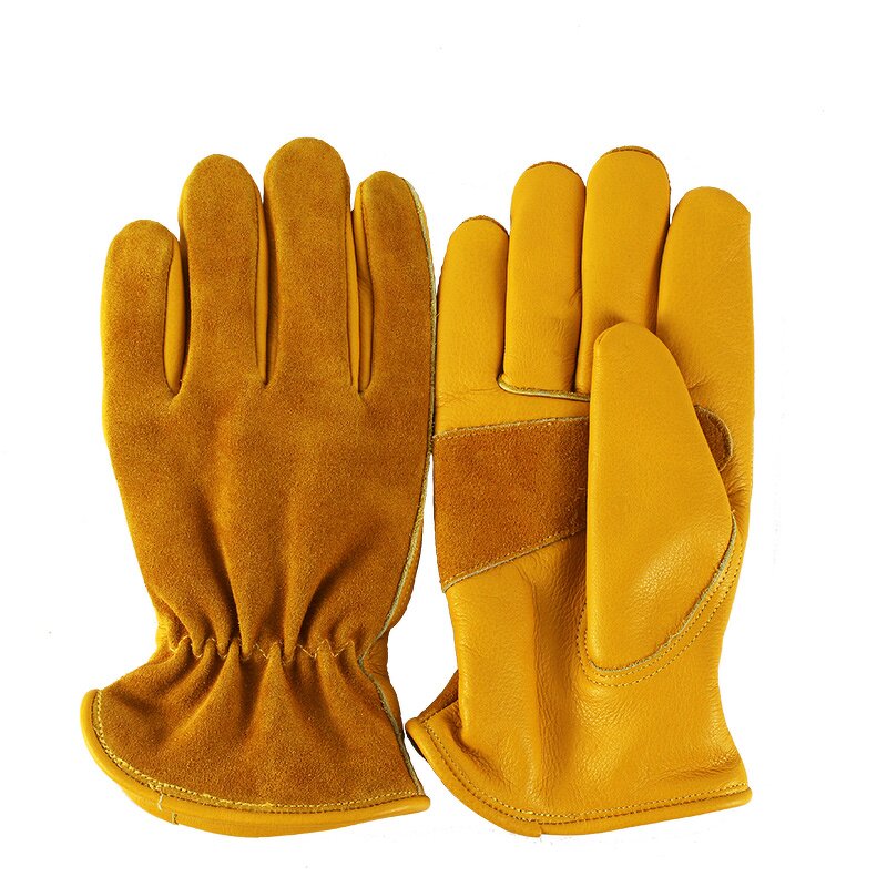 Barbecue Gloves Factory - OEM Cowhide Flame-retardant Insulated