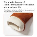 Heat Resistant Gloves Factory - OEM Cowhide Barbecue Insulation