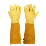 Work Gloves Factory - OEM Goat Leather Anti-Puncture Rose