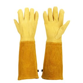 Work Gloves Factory - OEM Goat Leather Anti-Puncture Rose