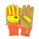 Leather Gloves Factory - OEM Anti-Cut Fireproof TPR Impact