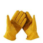 Work Gloves Factory - OEM Cow Leather Heat Insulation Outdoor