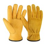 Gardening Gloves Factory - OEM Cowhide Wear Resistant Outdoor