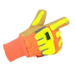Leather Gloves Factory - OEM Anti-Cut Fireproof TPR Impact