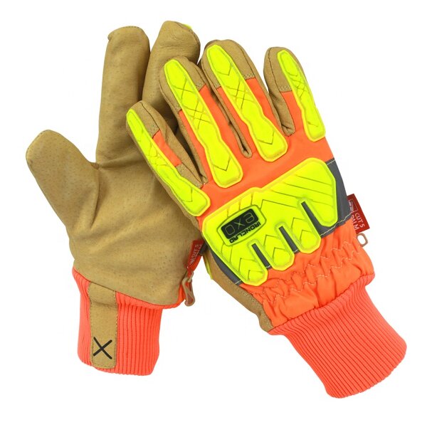 Leather Gloves Factory - OEM Anti-Cut Fireproof TPR Impact