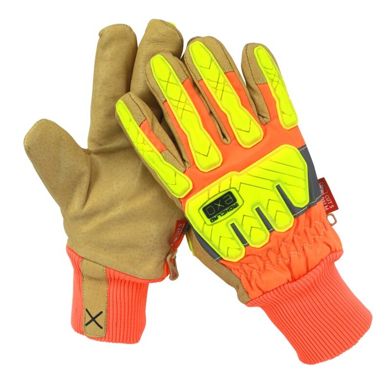 Leather Gloves Factory - OEM Anti-Cut Fireproof TPR Impact