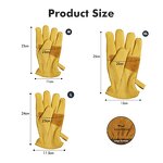 Barbecue Gloves Factory - OEM Cowhide Flame-retardant Insulated