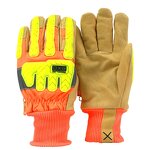 Leather Gloves Factory - OEM Anti-Cut Fireproof TPR Impact