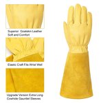 Work Gloves Factory - OEM Goat Leather Anti-Puncture Rose