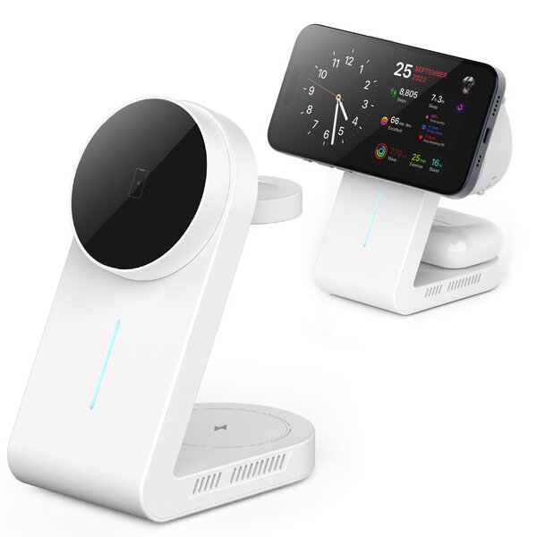 Magnetic Wireless Charger Bracket Manufacturer - Bulk 3-in-1 Dock Station for Apple