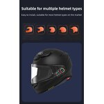 Motorcycle Helmet Headset Factory - OEM BT5.4 Hands-free Call Waterproof Earphone
