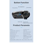 Motorcycle Helmet Headset Factory - OEM BT5.3 Stereo Earbud LED Battery Indicator