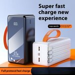 50000 Mah Power Bank Factory - OEM PD22.5W Fast Charging LED Display Mirror