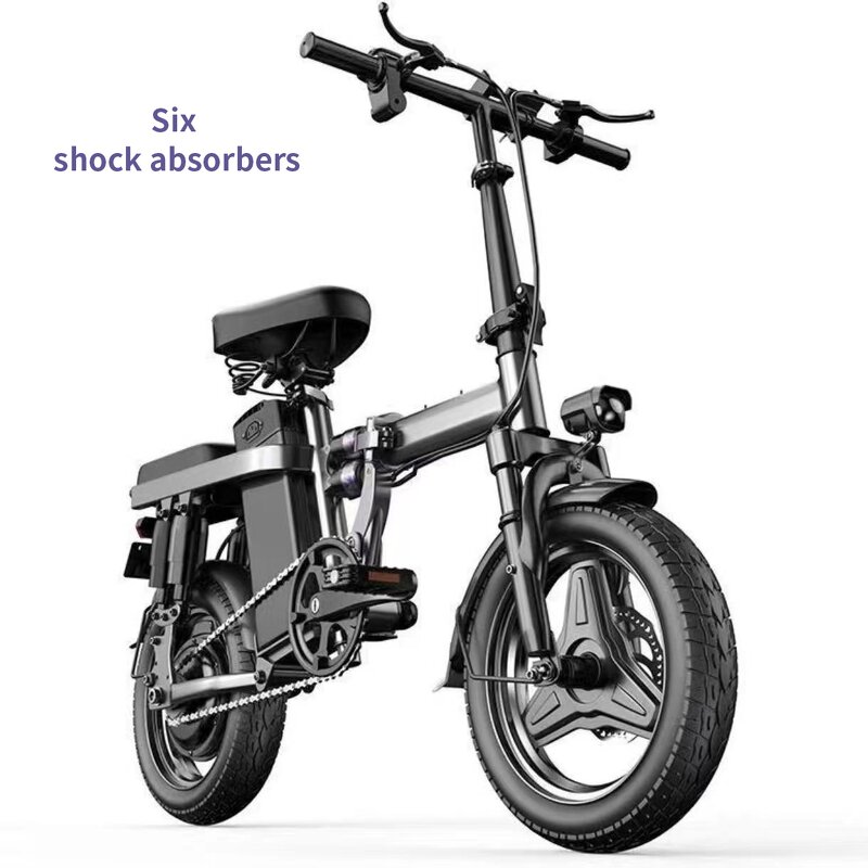 Folding Electric Bike Factory - OEM 14 Inch 500W 48V Mini