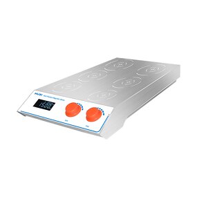 Magnetic Stirrer Factory - OEM 6-Position Stainless Steel Heating