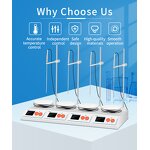 Magnetic Hotplate Stirrer Factory - OEM 4 Multi Position Digital