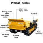 Tracked Transport Vehicle Factory - Rubber Crawler Chassis