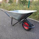 Hand Truck Factory - 500kg Zinc Galvanized Flatbed Trolley
