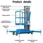 Telescopic Construction Lifter Factory - 11.2m Electric 345 Rotation