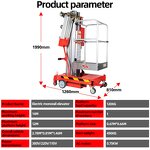 Telescopic Construction Lifter Factory - 11.2m Electric 345 Rotation