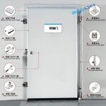 Cold Storage Door Factory - Single Double Open Pivot Manual Door