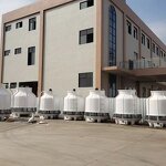 Water Cooling Tower Manufacturer - 10 15 20T FRP Circular Tower