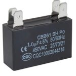 Start Capacitor Manufacturer - 450V 1.5UF-15UF CBB61 for AC Fan