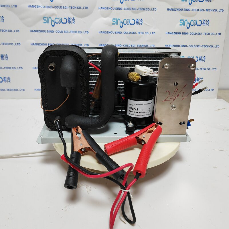 Open Type Condensing Unit Factory - DC 24V R134a Mini Compressor