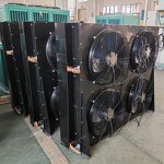 Copper Tube Condenser Factory - Fin Type with 6 Axial Fan