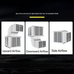 Evaporative Air Conditioner Factory - Mobile Water-cooled 1KW 2KW 3KW