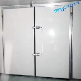 Cold Storage Door Factory - Single Double Open Pivot Manual Door