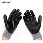 Cut Resistant Gloves Factory - Level 5 Nitrile Coated XL