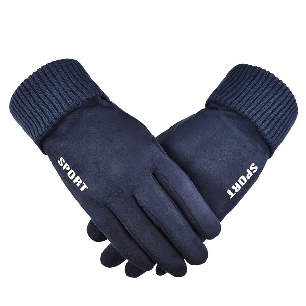 Touch Screen Gloves Manufacturer - Thicken Warm Suede Windproof Gloves