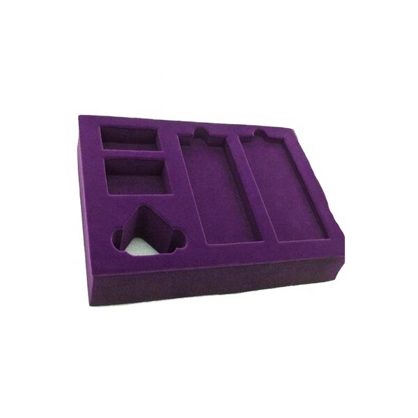 Foam Insert Manufacturer - Low Density Velvet Jewelry Box Insert