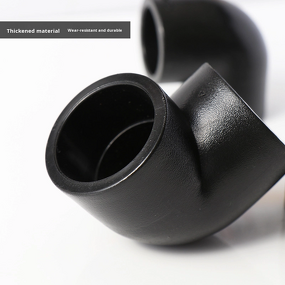PE Pipe Fitting Manufacturer - Equal Diameter 90 Elbow Hot Melt