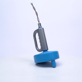 Toilet Plunger Manufacturer - Blue Hand Crank Sewer Blockage Tool