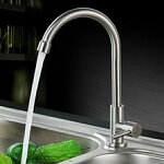 Kitchen Faucet Factory - Stainless Steel Single Cold Anti-Fingerprint