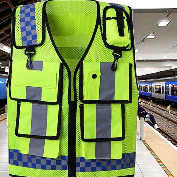 Safety Vest Factory - High Visibility Reflective 5 Pocket Custom