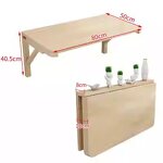 Desk Manufacturer - Foldable Wall Mounted Solid Wood Study Writing