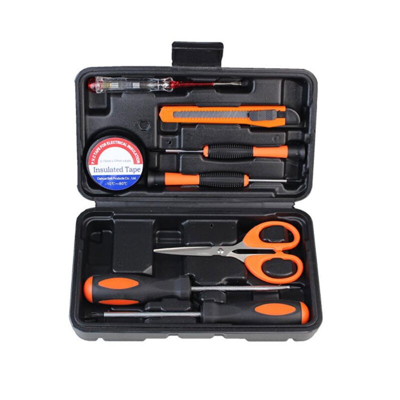 Tool Kit Factory - 16-Piece Stainless Steel Multi-Function Hard Case