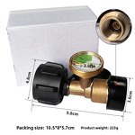 Gas Adapter Manufacturer - QCC1 Propane Inflation Metered Cylinder