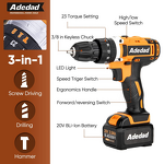 Electric Drill Set Manufacturer - Three Function Dual Speed 1800W