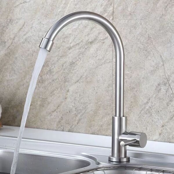Kitchen Faucet Manufacturer - Stainless Steel Single Cold Aerated Flow