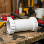 PVC Pipe Fitting Factory - Telescopic Joint Threaded Double Head