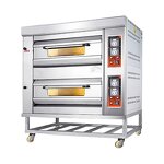 Gas Deck Oven Manufacturer - 3 Deck 6 Pans Pizza Bread Oven