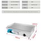 Electric Grill Manufacturer - Cast Iron Commercial Griddle