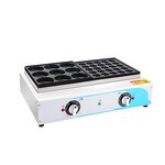 Gas Takoyaki Maker Factory - Double Plate Octopus Ball Machine