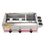Gas Deep Fryer Manufacturer - Combination Stove with Griddle