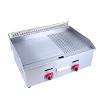 Gas Griddle Factory - Stainless Steel BBQ Flat Griddle