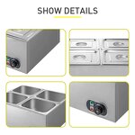 Food Heater Manufacturer - Commercial Electric Bain Marie